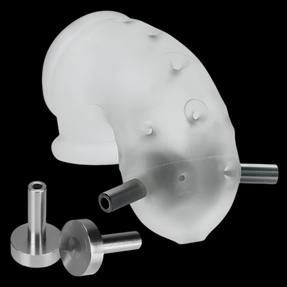 OXBALLS AIRLOCK ELECTRO Air-Lite Vented ChastityOXBALLS AIRLOCK ELECTRO Air-Lite Vented Chastity