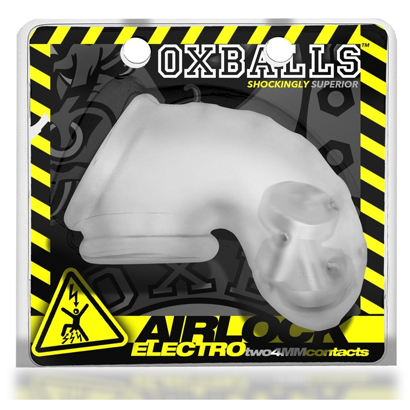 OXBALLS AIRLOCK ELECTRO Air-Lite Vented ChastityOXBALLS AIRLOCK ELECTRO Air-Lite Vented Chastity