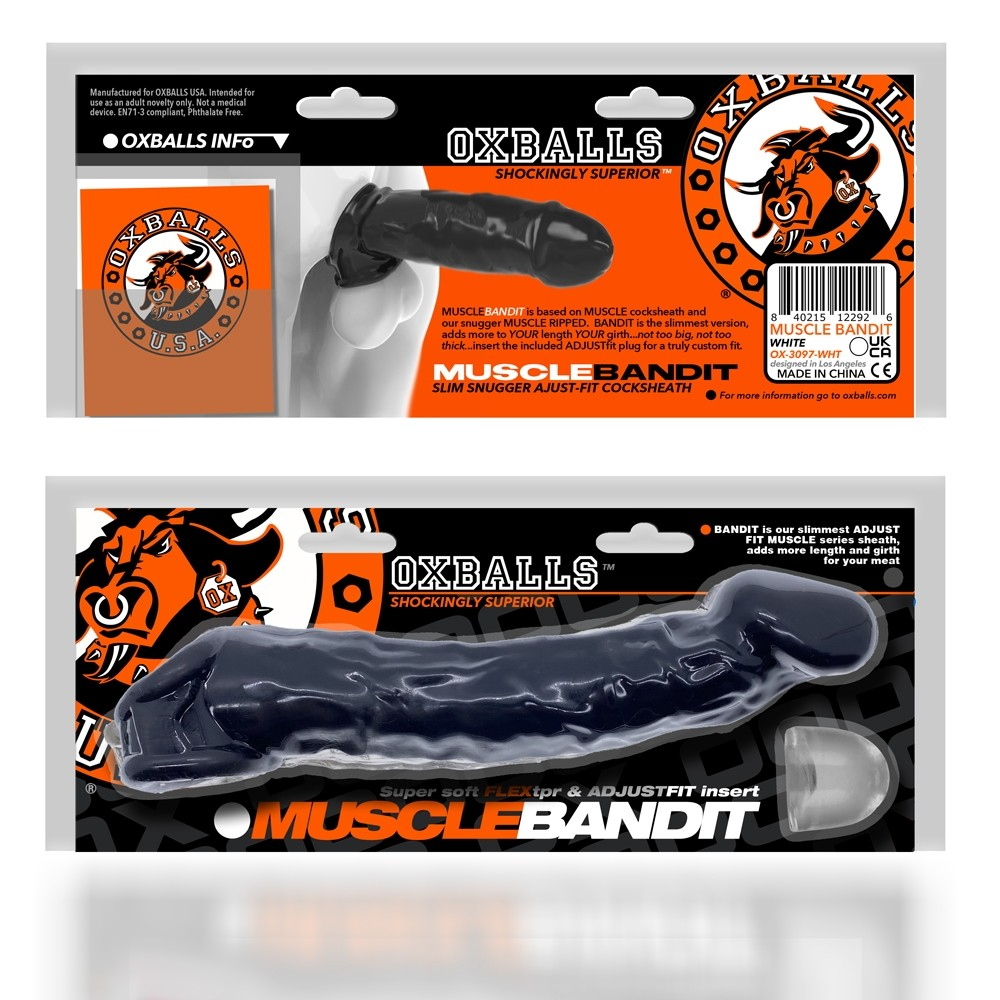 OXBALLS MUSCLE BANDIT Slimmest Muscle CocksheathOXBALLS MUSCLE BANDIT Slimmest Muscle Cocksheath