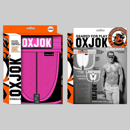 OXBALLS SLINGJOCK Upthrust Slider-Strap Jockstrap - PINK SKY Comfort