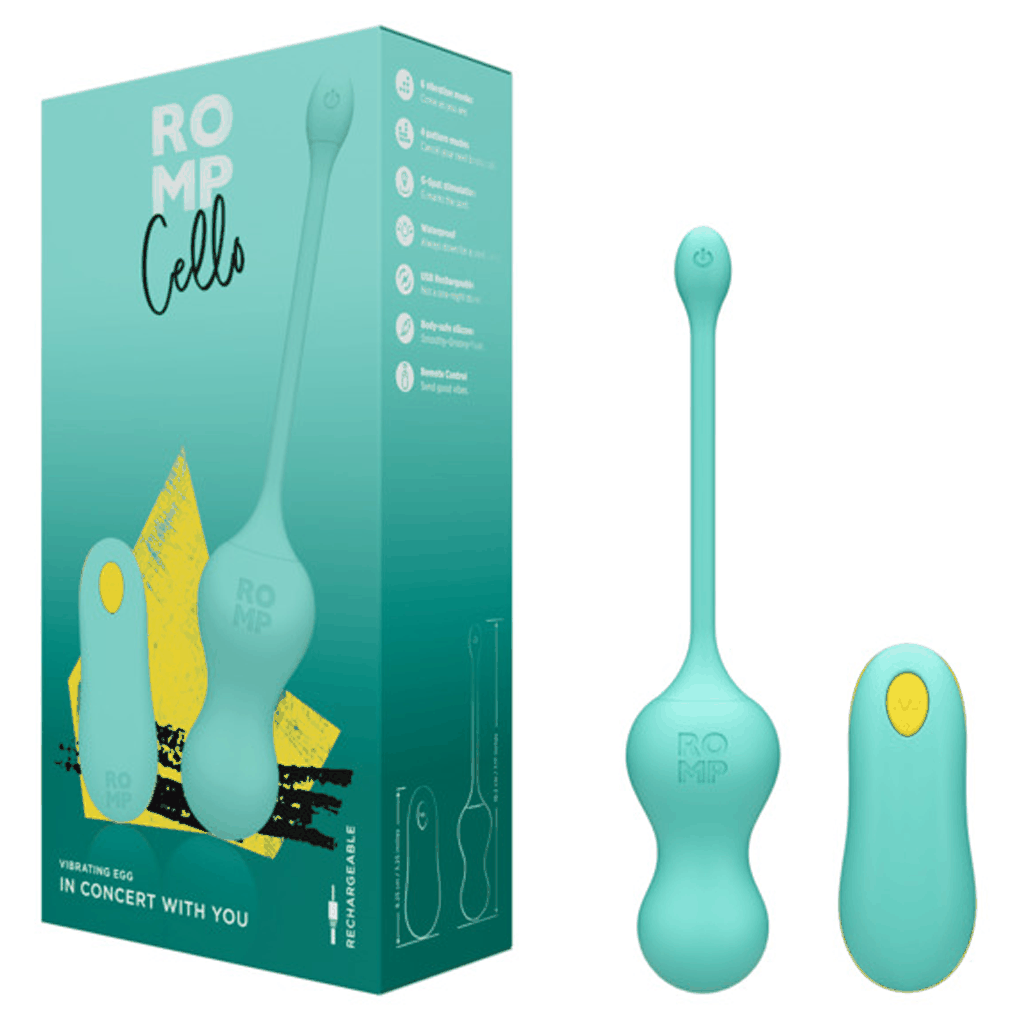 Romp Cello Remote-Controlled G-Spot VibratorRomp Cello Remote-Controlled