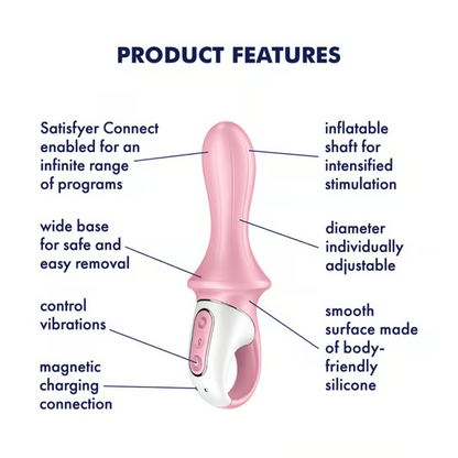 Satisfyer Air Pump Booty 5 Anal VibratorSatisfyer Air Pump Booty 5 Anal Vibrator