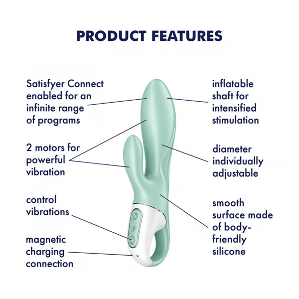 Satisfyer Air Pump Booty 5 Anal VibratorSatisfyer Air Pump Booty 5 Anal Vibrator