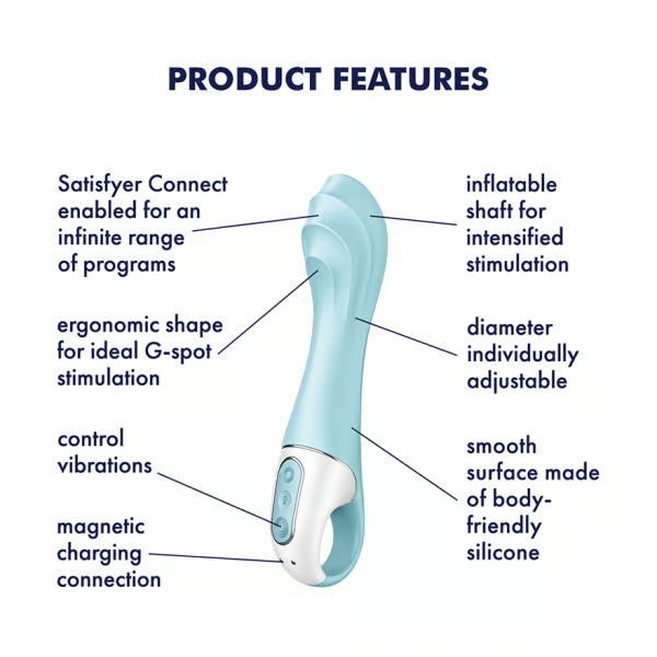 Satisfyer Air Pump Booty 5 Anal VibratorSatisfyer Air Pump Booty 5 Anal Vibrator