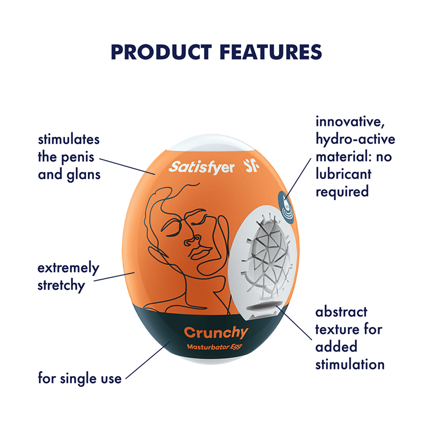 Satisfyer Masturbator Egg SingleSatisfyer Masturbator Egg Single