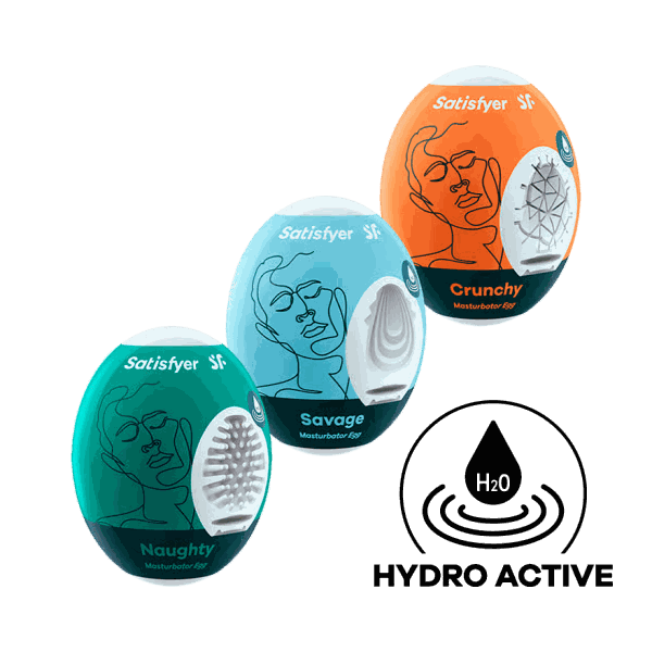 Satisfyer Masturbator Egg 3er SetSatisfyer Masturbator Egg 3er Set