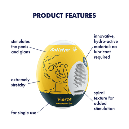 Satisfyer Masturbator Egg SingleSatisfyer Masturbator Egg Single