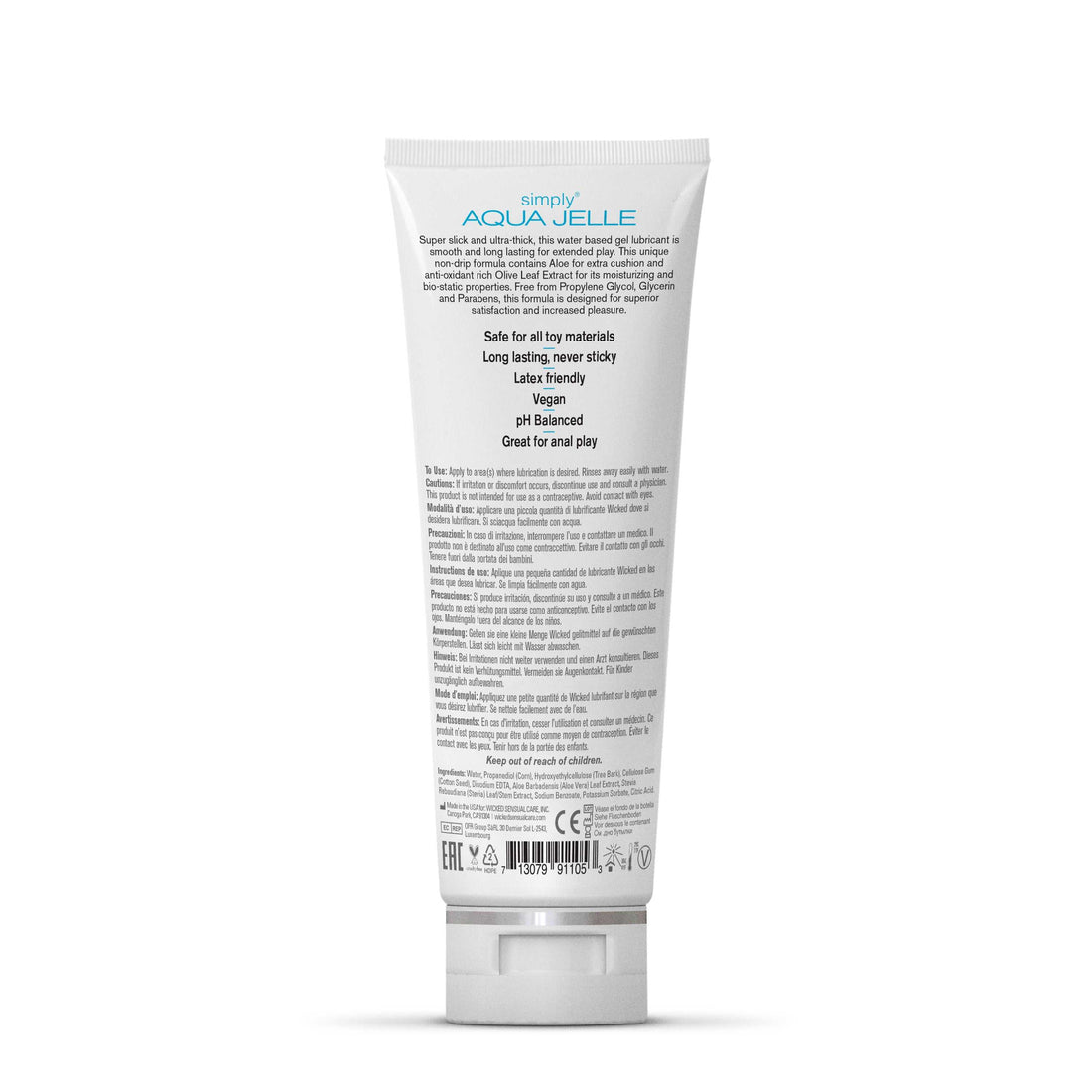 Wicked Simple Aqua Jelle Water Based LubricantWicked Simple Aqua Jelle Water Based Lubricant