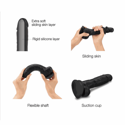Strap-On-Me SLIDING SKIN REALISTIC DILDOSLIDING SKIN REALISTIC DILDO