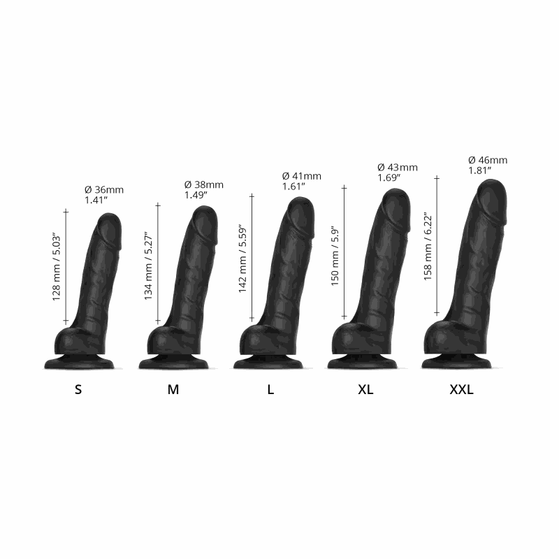 Strap-On-Me SLIDING SKIN REALISTIC DILDOSLIDING SKIN REALISTIC DILDO
