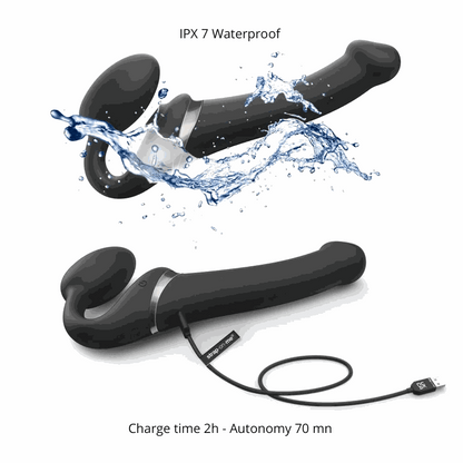 Strap-On-Me MULTI ORGASM VIBRATING BENDABLE STRAP-ONMULTI ORGASM VIBRATING BENDABLE STRAP-