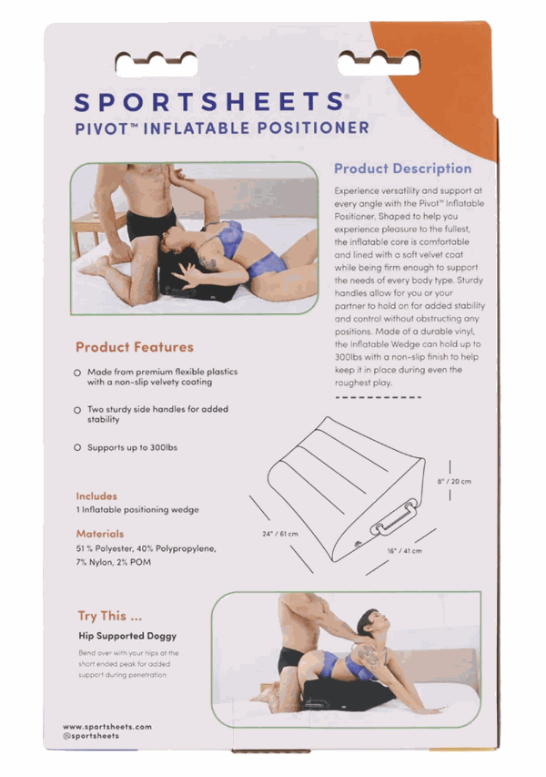 Sportsheets Pivot Inflatable PositionerSportsheets Pivot Inflatable Positioner