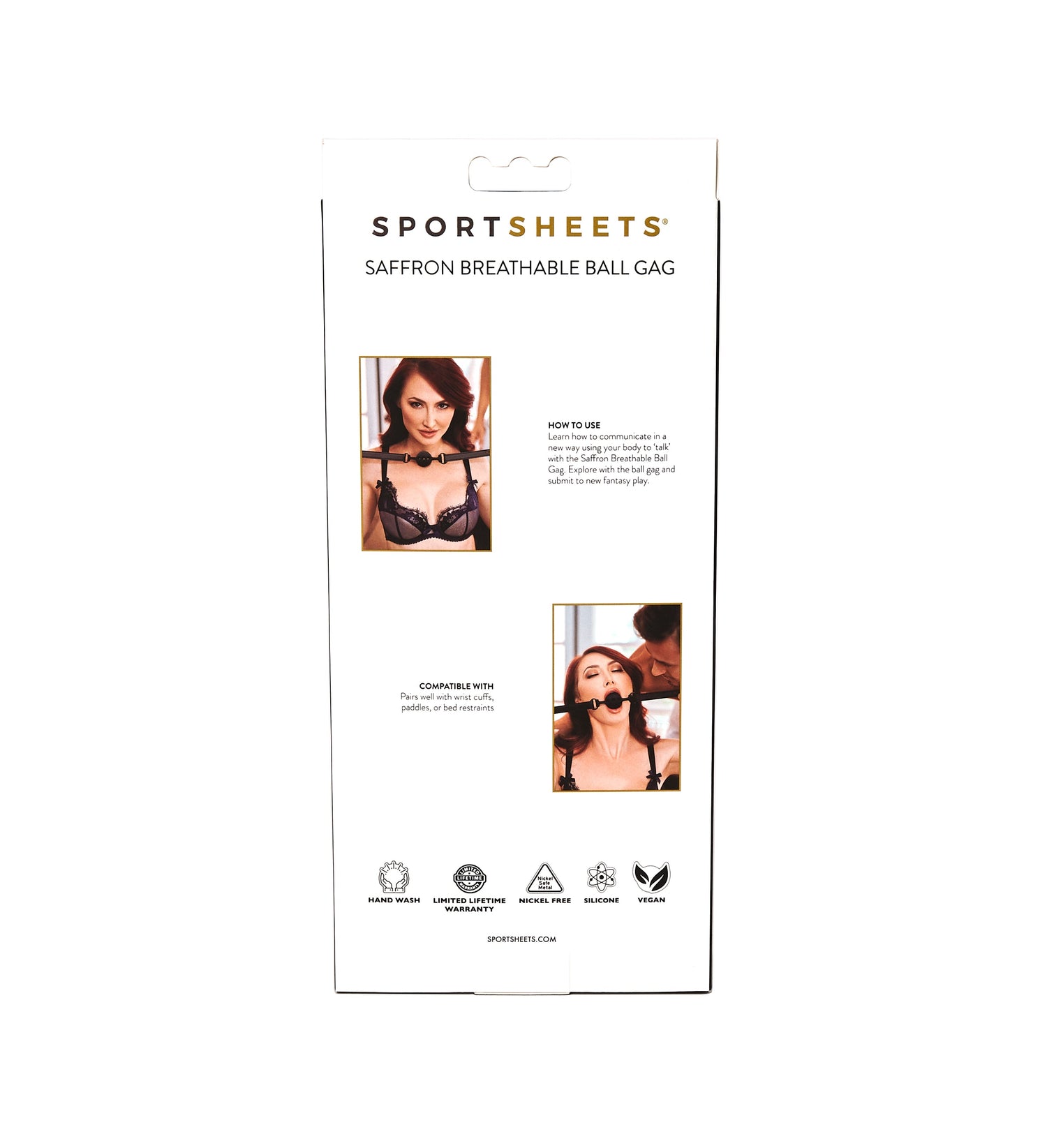Sportsheets Saffron Breathable Ball GagSportsheets Saffron Breathable Ball Gag