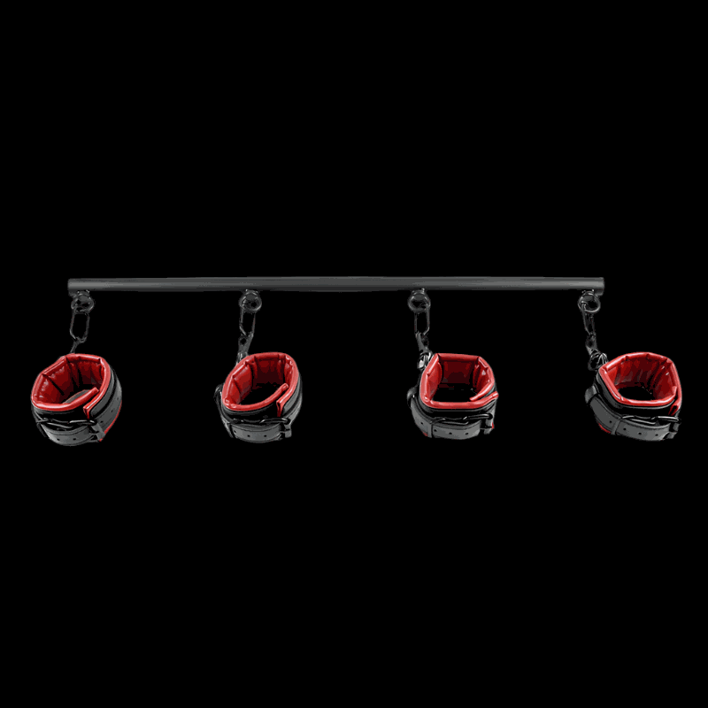 Sportsheets Saffron Spreader Bar &amp; Cuff SetSportsheets Saffron Spreader Bar &amp; Cuff Set