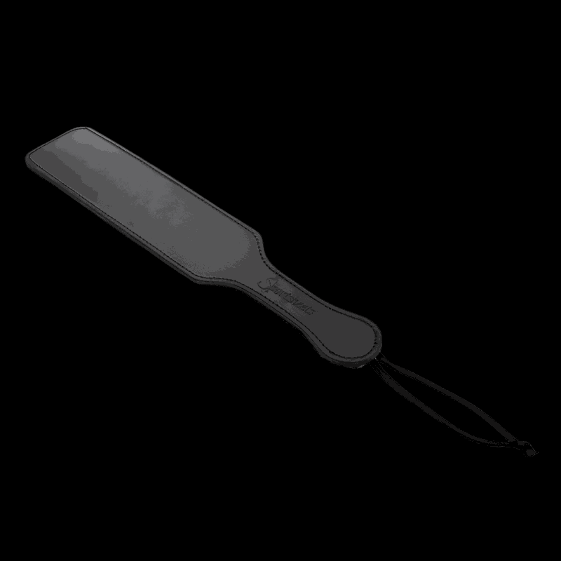 Sportsheets Leather Paddle w/ Black Fur Side/ Black Fur Side