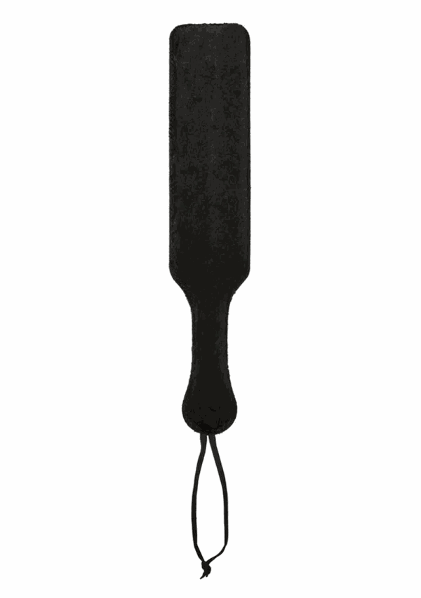 Sportsheets Leather Paddle w/ Black Fur Side/ Black Fur Side