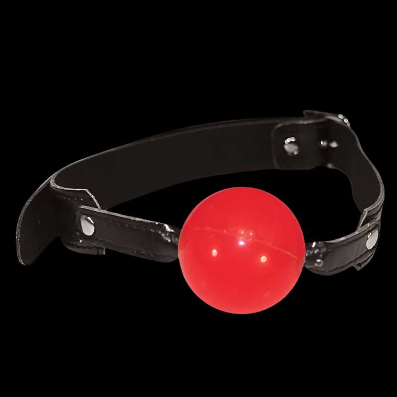 Sex &amp; Mischief Solid Red Ball GagSex &amp; Mischief Solid Red Ball Gag