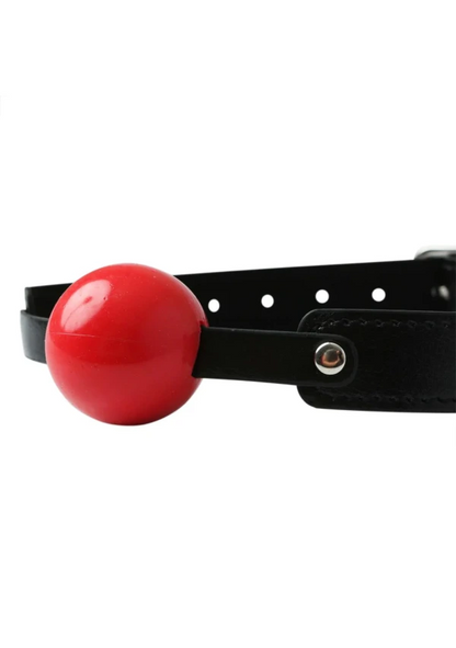 Sex &amp; Mischief Solid Red Ball GagSex &amp; Mischief Solid Red Ball Gag
