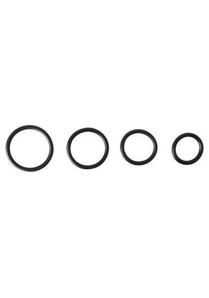 Sportsheets O-Rings Set - 4 Assorted Sizes-Rings Set - 4 Assorted Sizes