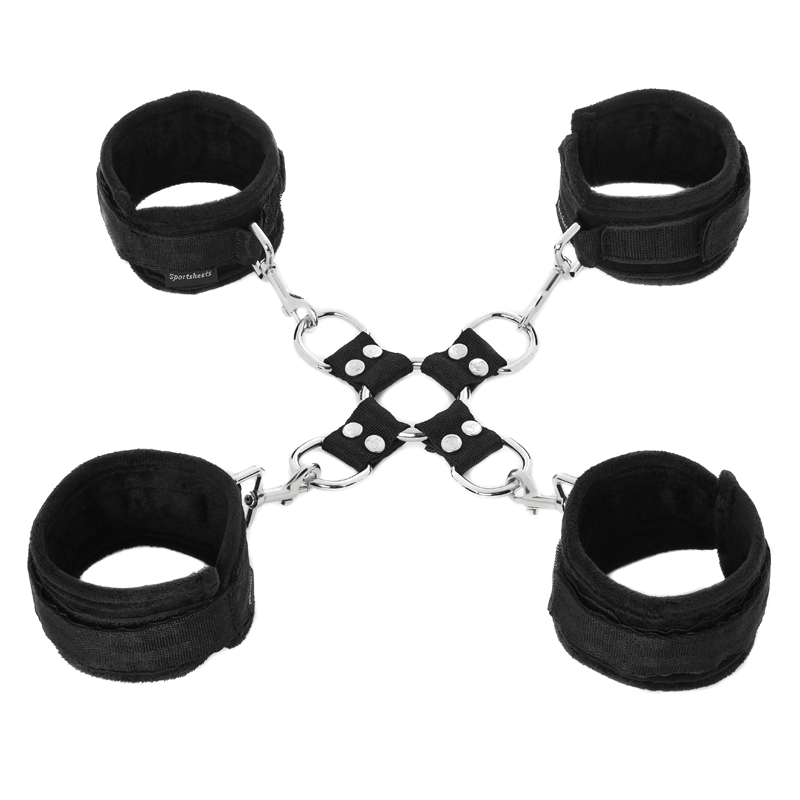 Sportsheets Hog Tie &amp; Cuff SetSportsheets Hog Tie &amp; Cuff Set