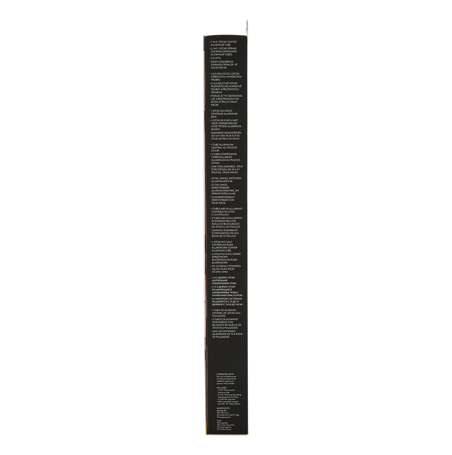 Sportsheets Expandable Spreader Bar &amp; Cuffs SetSportsheets Expandable Spreader Bar &amp; Cuffs Set