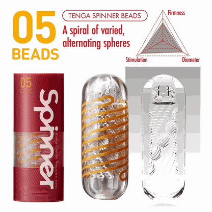 Tenga Spinner Masturbator - Powerful Twist &amp; Reusable Pleasure Stroker