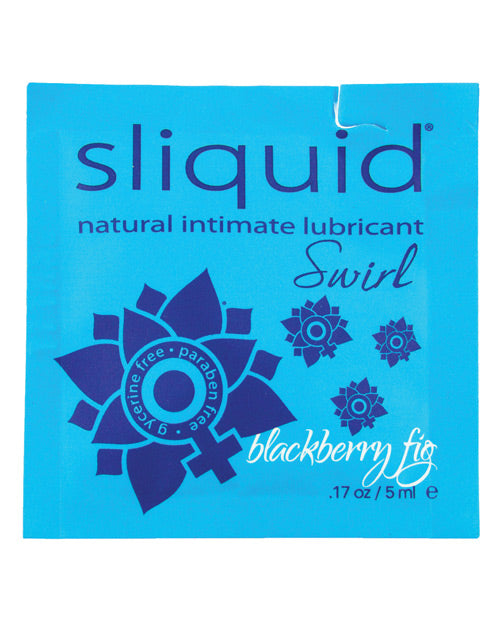 Sliquid Naturals Swirl Blackberry Fig Flavored LubricantSliquid Naturals Swirl Blackberry Fig Flavored Lubricant