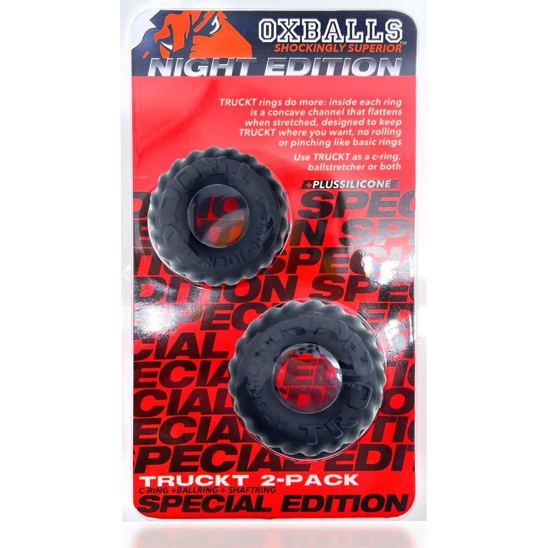 OXBALLS TRUCKT 2-Piece CockringOXBALLS TRUCKT 2-Piece Cockring