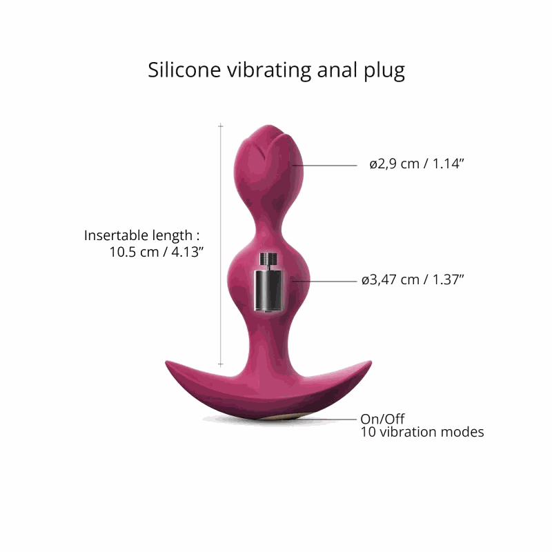 LOVE TO LOVE TWINNY BUD Vibrating Butt PlugLOVE TWINNY BUD Vibrating Butt Plug