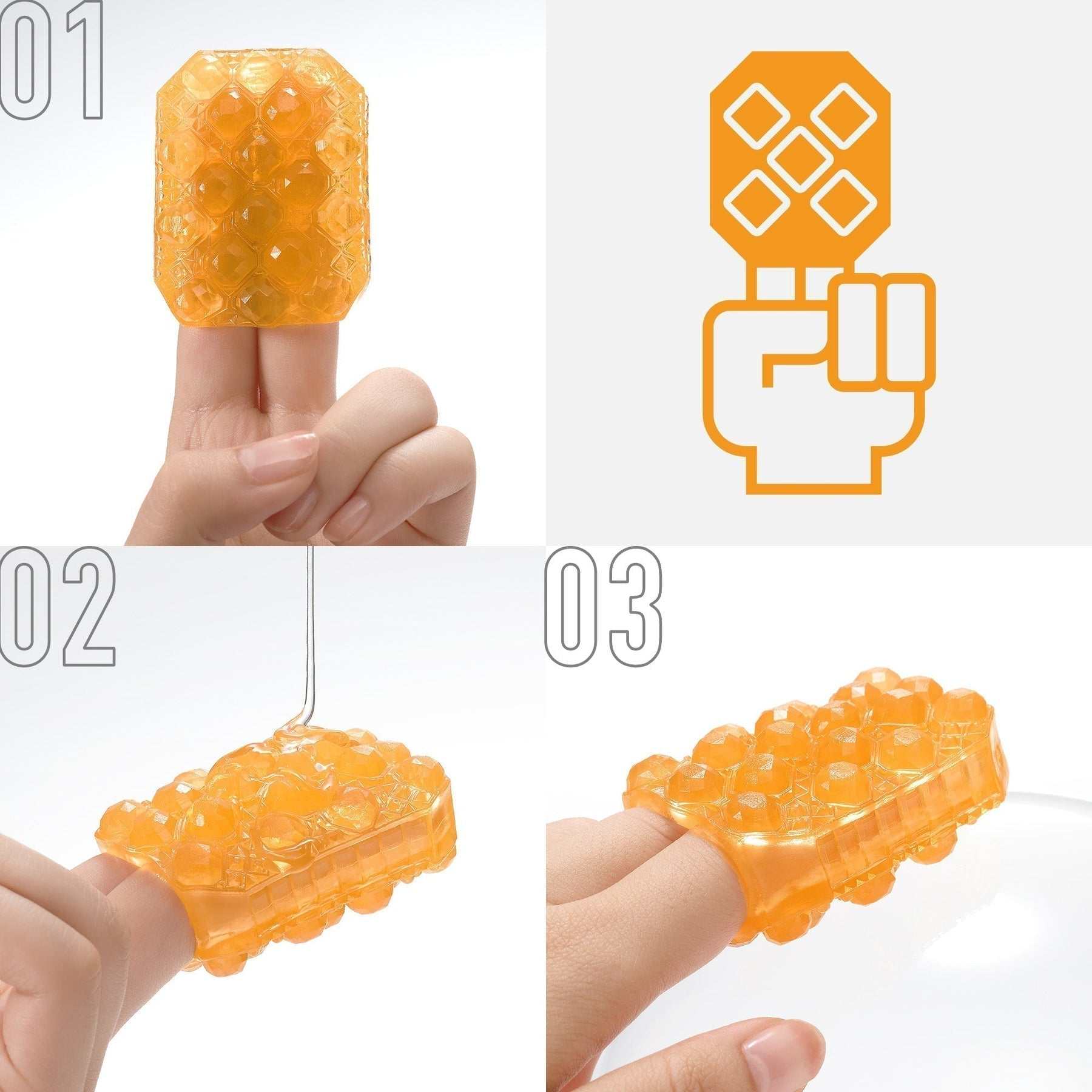 Tenga UNI Stretchable Masturbator Finger Stimulation Enhancement UNI
