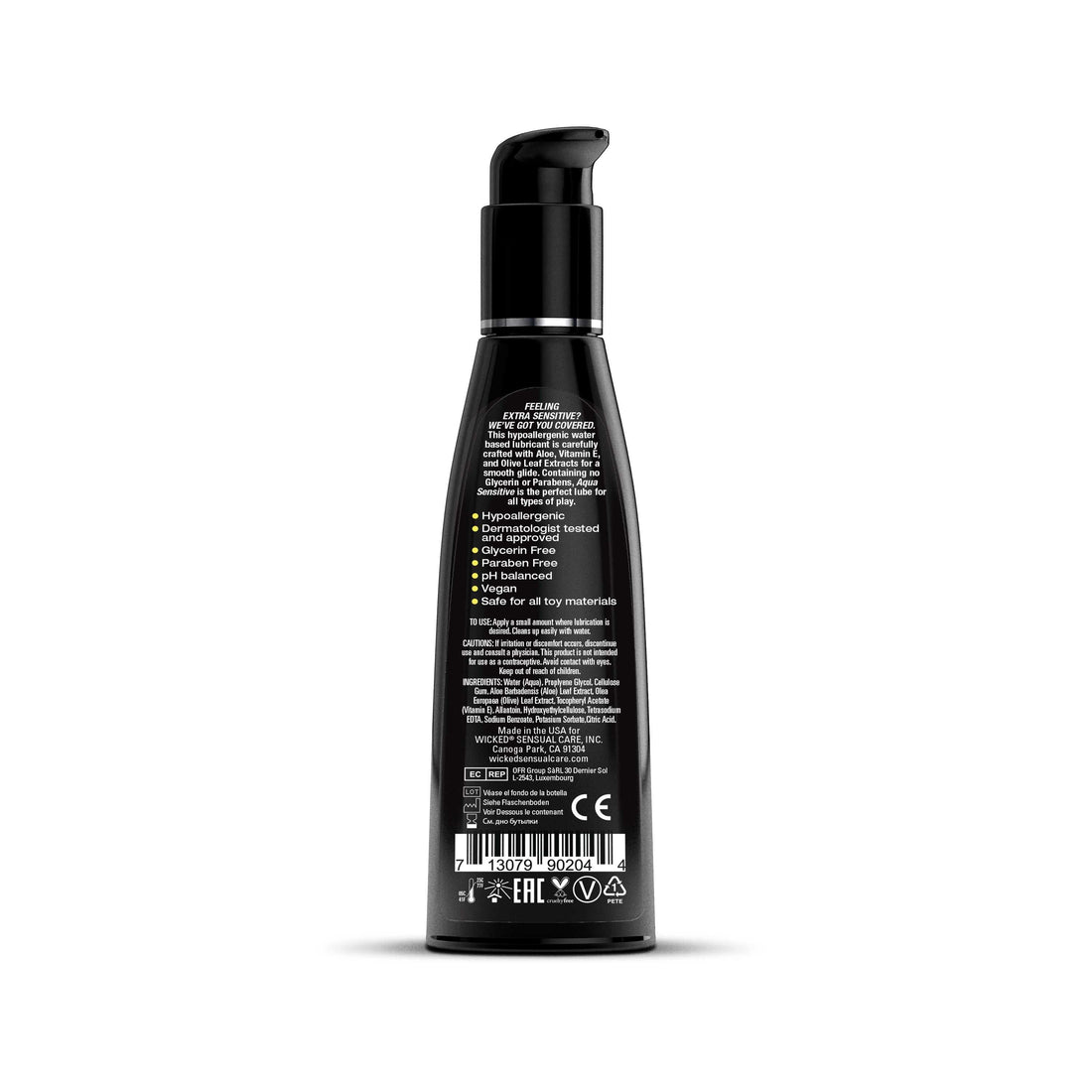 Wicked Aqua Sensitive LubesWicked Aqua Sensitive Lubes