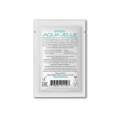 Wicked Simple Aqua Jelle Water Based LubricantWicked Simple Aqua Jelle Water Based Lubricant