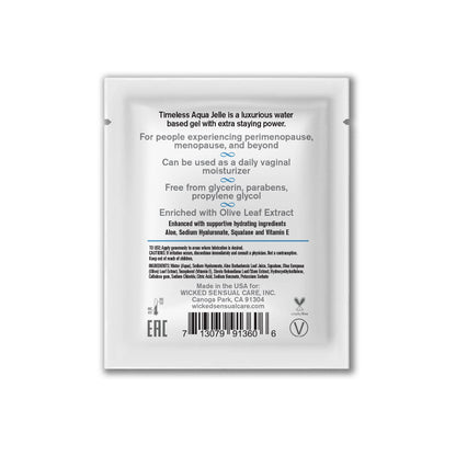 Wicked Simply Timeless Aqua Jelle LubricantWicked Simply Timeless Aqua Jelle Lubricant