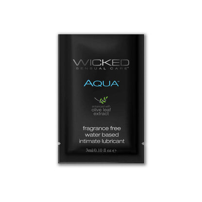 Wicked Aqua Water Based Fragrance Free LubricantWicked Aqua Water Based Fragrance Free Lubricant