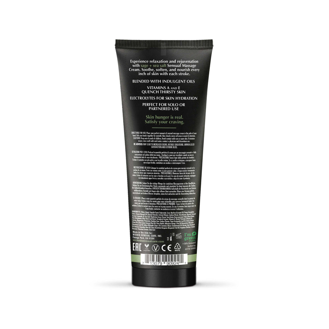 Wicked Sage + Sea Salt Massage CreamWicked Sage + Sea Salt Massage Cream