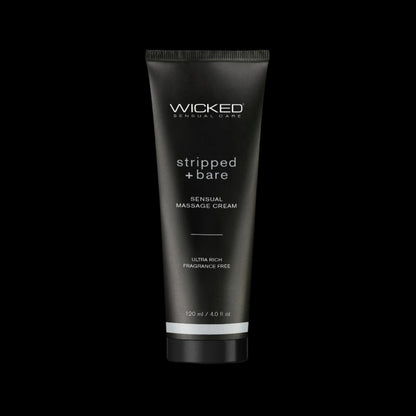 Wicked Stripped + Bare Massage CreamWicked Stripped + Bare Massage Cream