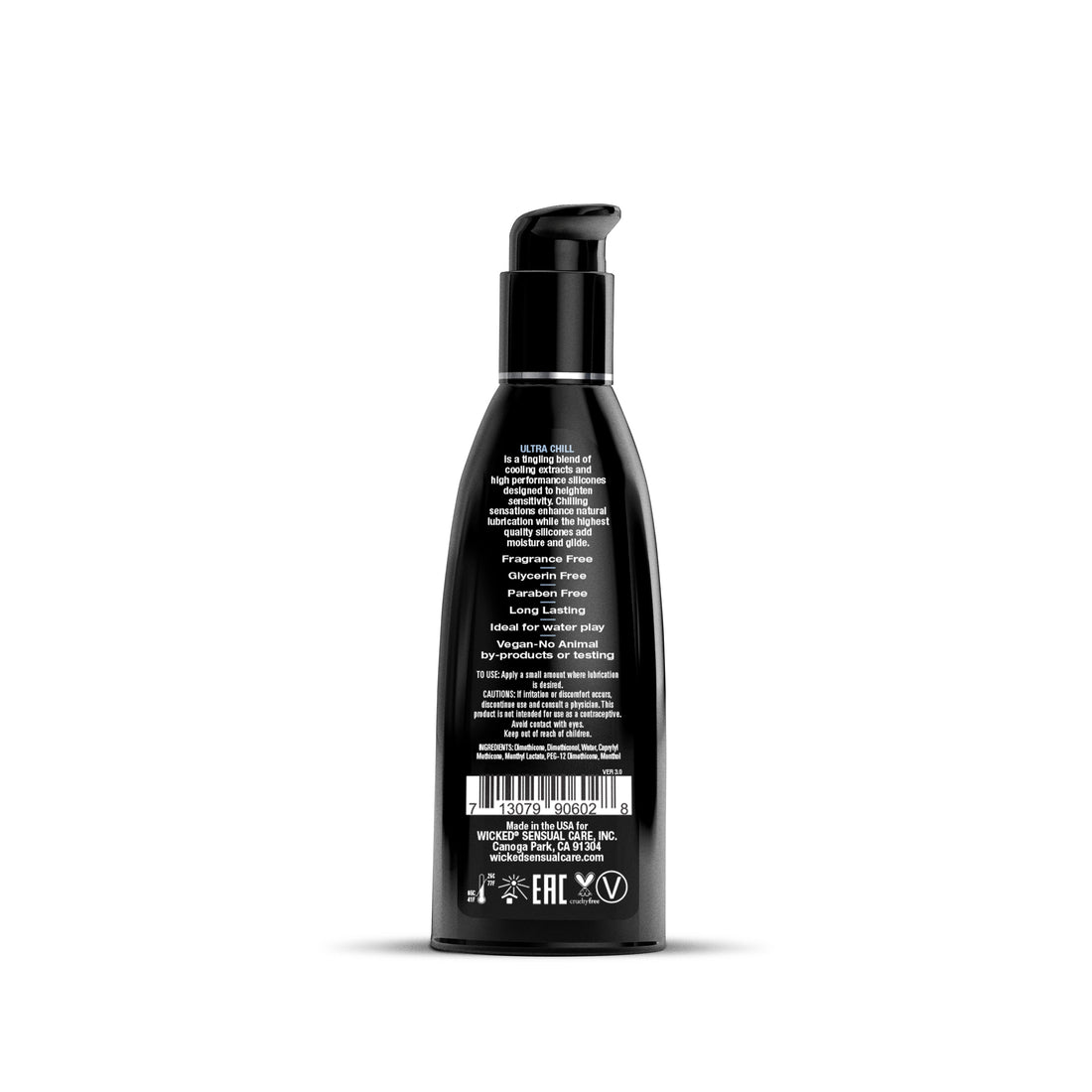 Wicked Ultra Chill Silicone LubeWicked Ultra Chill Silicone Lube