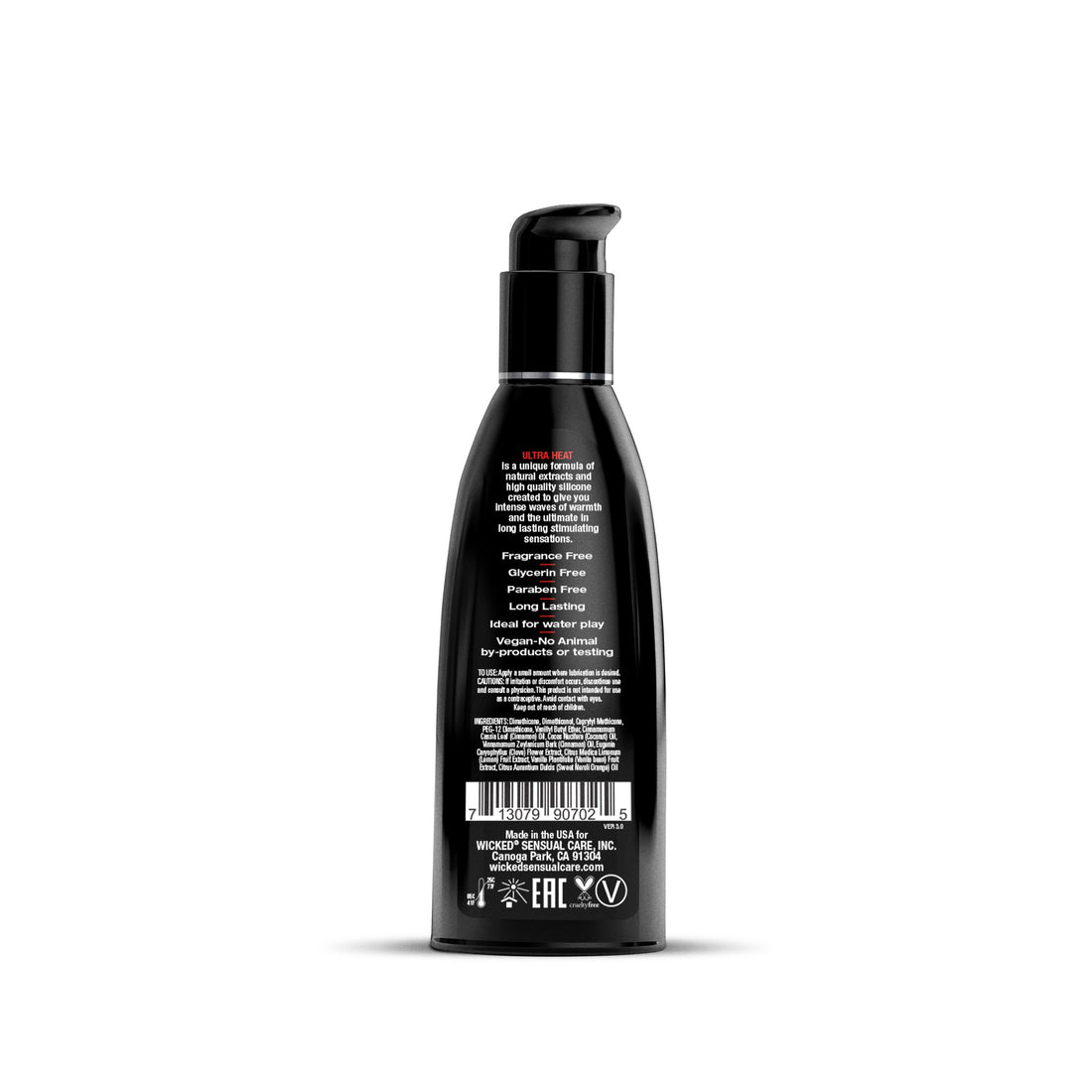 Wicked Ultra Heat Silicone LubeWicked Ultra Heat Silicone Lube